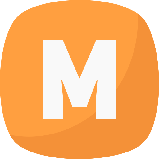 Letter m Generic color fill icon