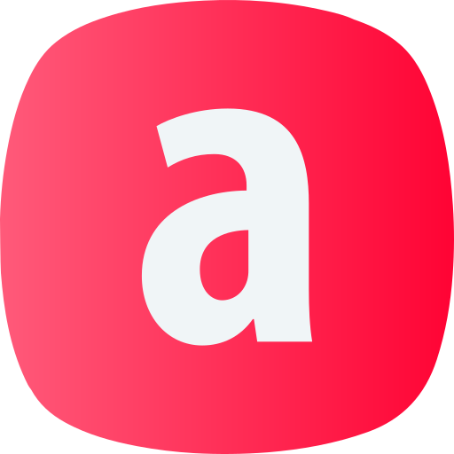 Letter a Generic gradient fill icon