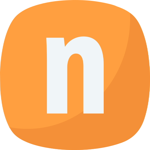 Letter n Generic color fill icon