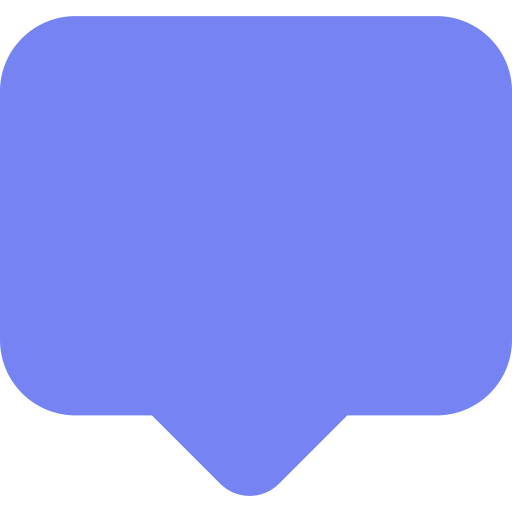 Text bubble Generic color fill icon