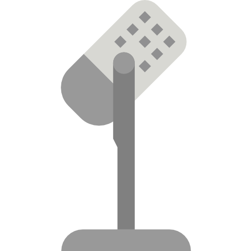 Microphone turkkub Flat icon