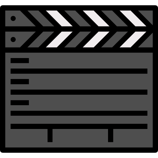 clapperboard turkkub Lineal Color icon