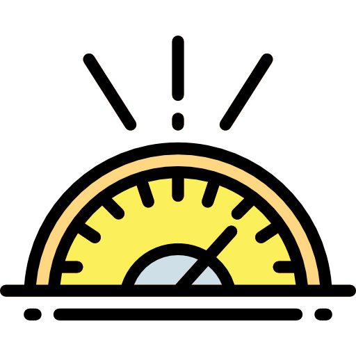 tachometer Smalllikeart Lineal Color icon