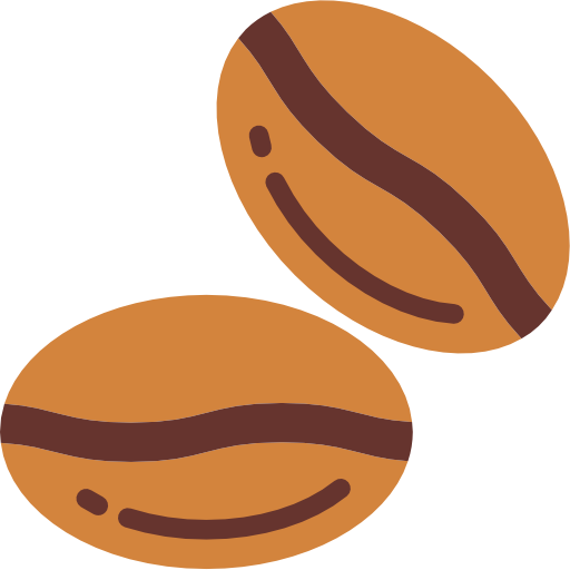 Coffee beans Smalllikeart Flat icon