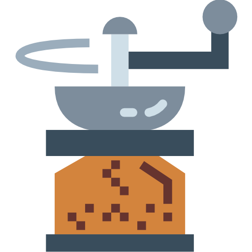 Coffee grinder Smalllikeart Flat icon