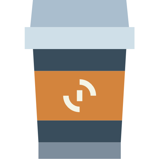 Coffee Smalllikeart Flat icon