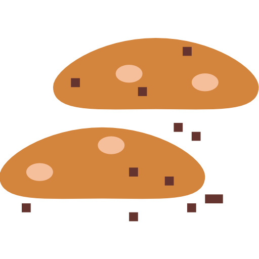 Cookie Smalllikeart Flat icon
