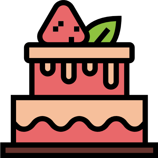 Cake Smalllikeart Lineal Color icon