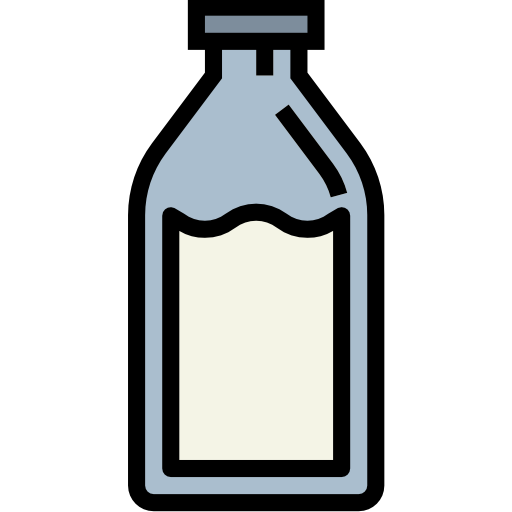 Бутылка молока Smalllikeart Lineal Color иконка