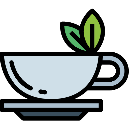 Чашка чая Smalllikeart Lineal Color иконка