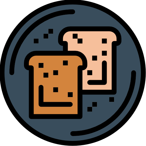 Toast Smalllikeart Lineal Color icon