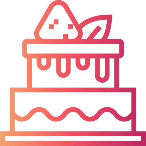 ciasto Smalllikeart Gradient ikona