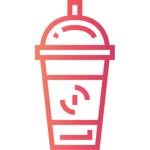 アイスコーヒー Smalllikeart Gradient icon