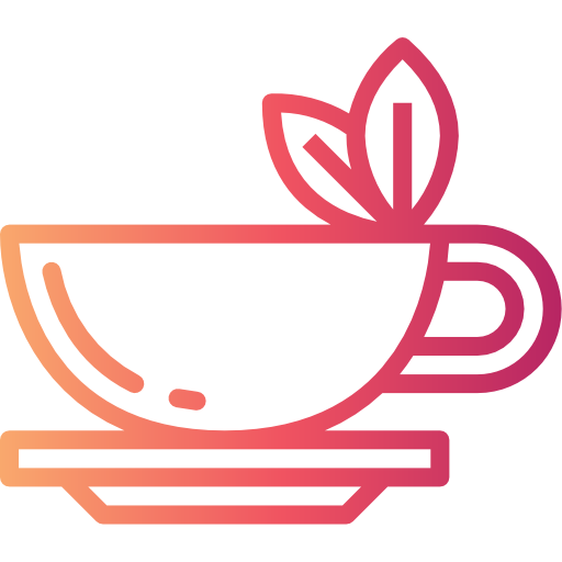 Tea cup Smalllikeart Gradient icon
