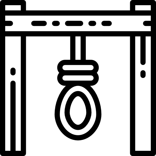 szubienica Smalllikeart Lineal ikona