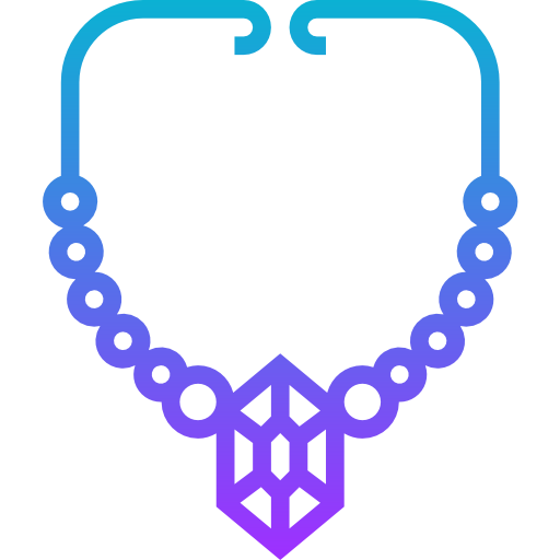 Necklace Meticulous Gradient icon