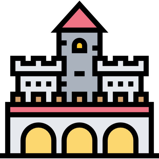 castillo Meticulous Lineal Color icono