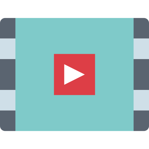 videoplayer Smalllikeart Flat icon