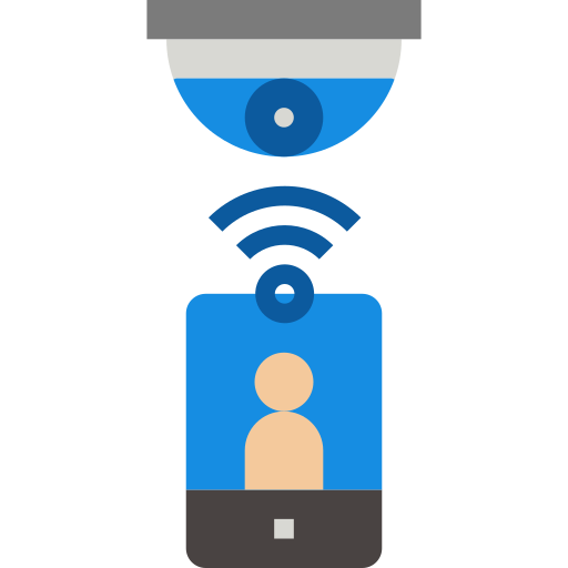 sistema de seguridad turkkub Flat icono