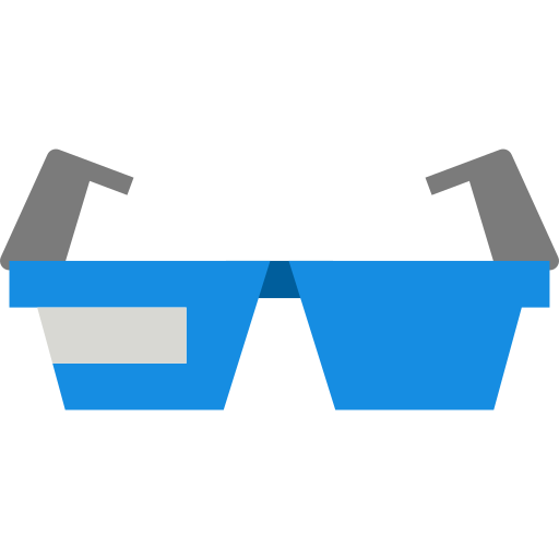 Google glasses turkkub Flat icon