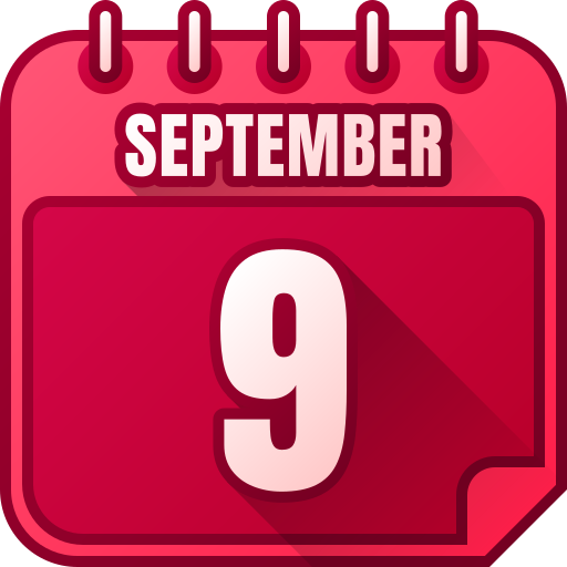 September Generic gradient lineal-color icon