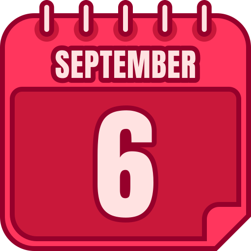 september Generic color lineal-color icon