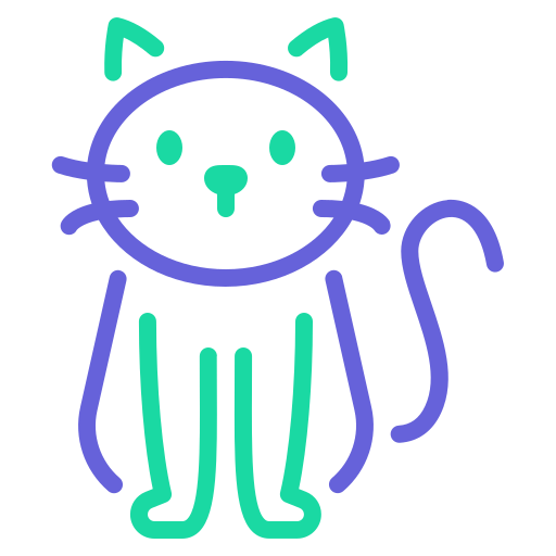 Cat Generic color outline icon