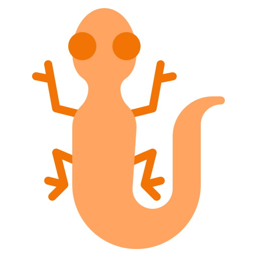 도마뱀 Generic color fill icon