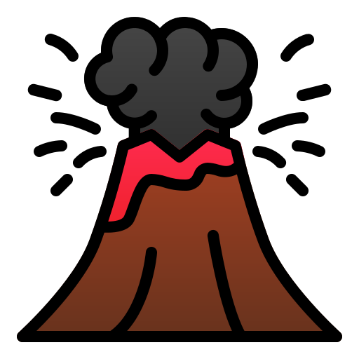 vulcão Generic color lineal-color Ícone