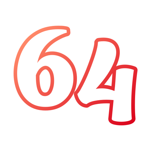64 Generic gradient outline icono