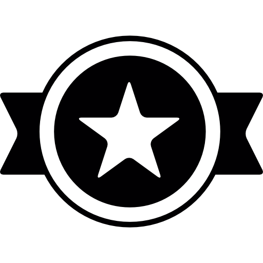 Медаль со звездой  иконка
