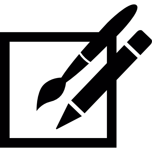 grafikdesign Basic Straight Filled icon
