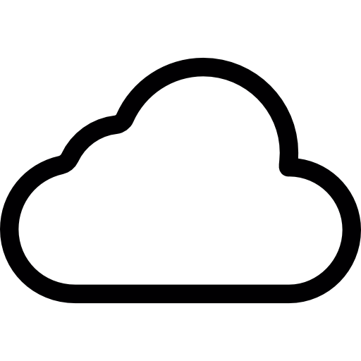 prosta chmura  ikona