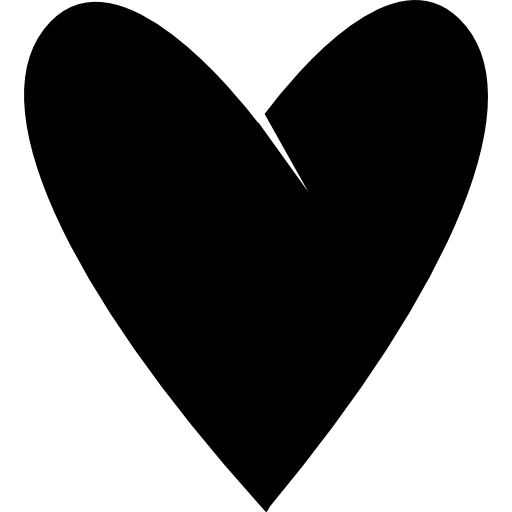 удлиненное сердце  иконка