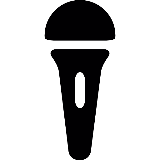 micrófono inalámbrico  icono