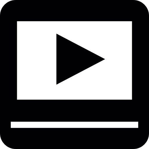 Video marketing Basic Straight Filled icon
