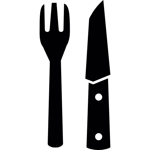 widelec i nóż  ikona