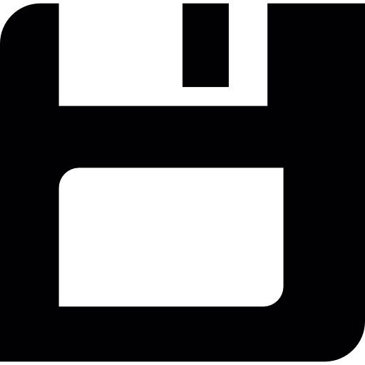 almacenamiento en disquete  icono