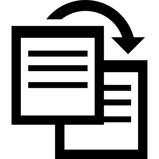 Duplicate content Basic Straight Filled icon