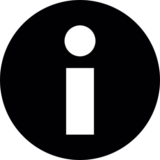 Information Circle Basic Straight Filled icon