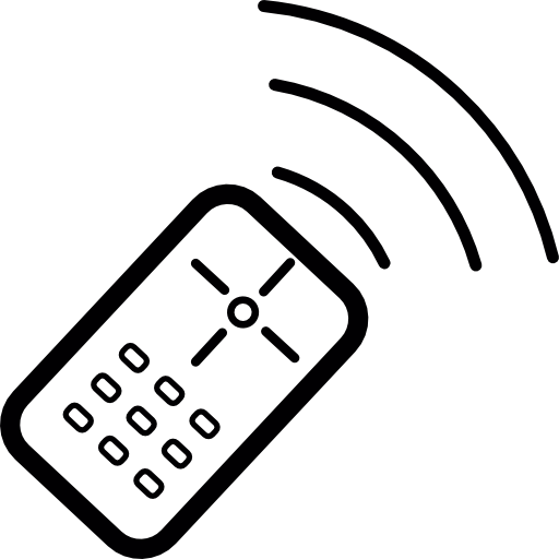 pulsanti del telecomando  icona