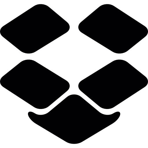 symbol dropboxa  ikona