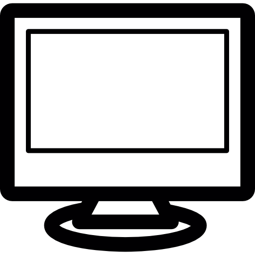 monitor televisivo  icona