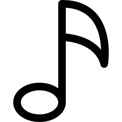 Старая музыкальная нота  иконка