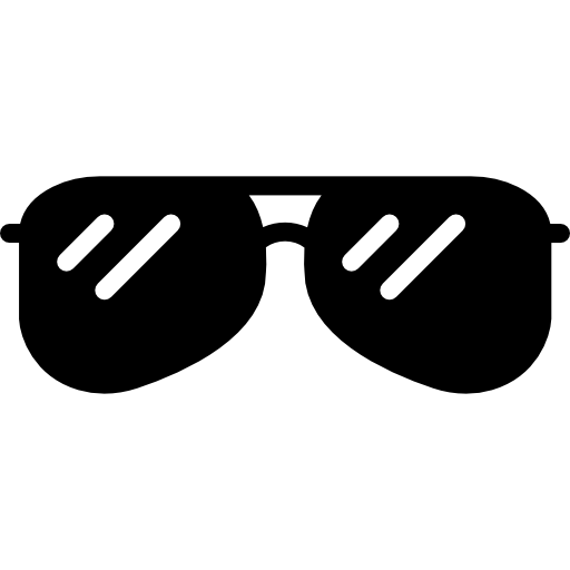 Sunglasses Basic Miscellany Fill icon