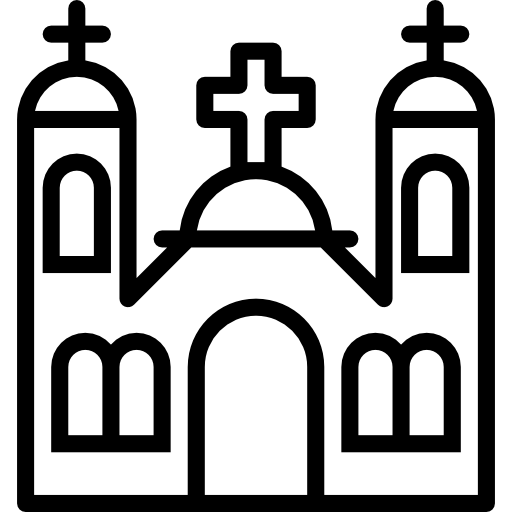 修道院 Basic Miscellany Lineal icon