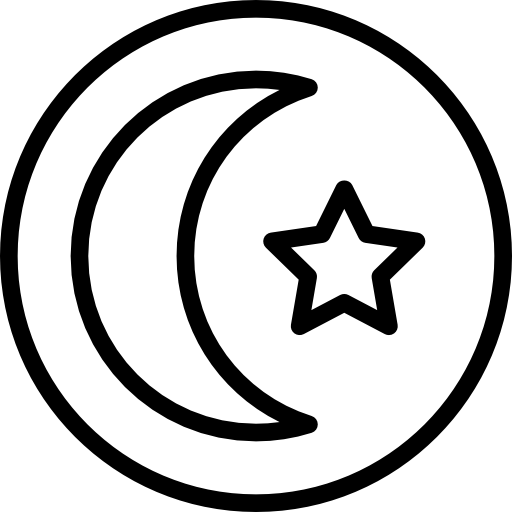 Islam Basic Miscellany Lineal icon