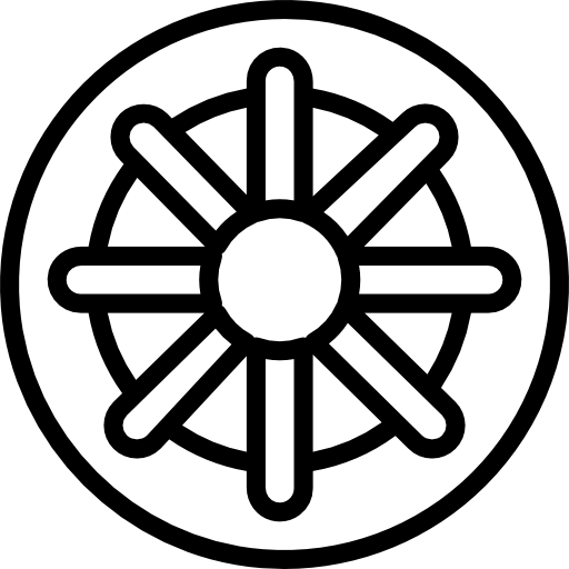 budismo Basic Miscellany Lineal icono