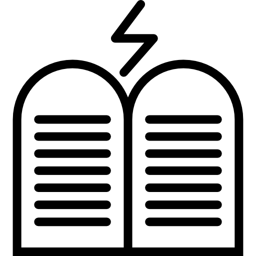 mandamientos Basic Miscellany Lineal icono