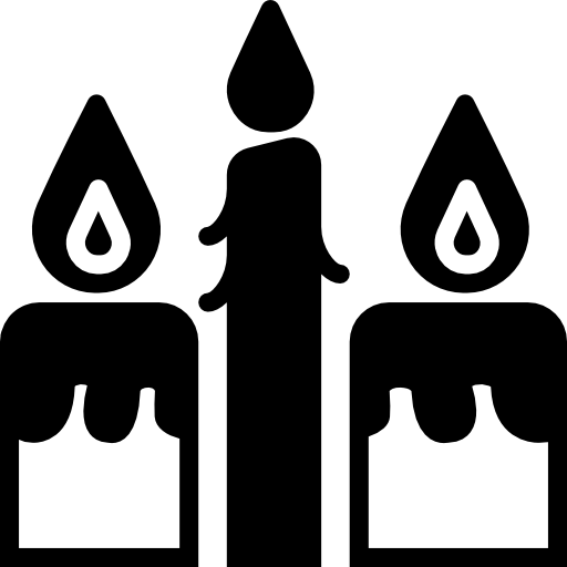 Candles Basic Miscellany Fill icon